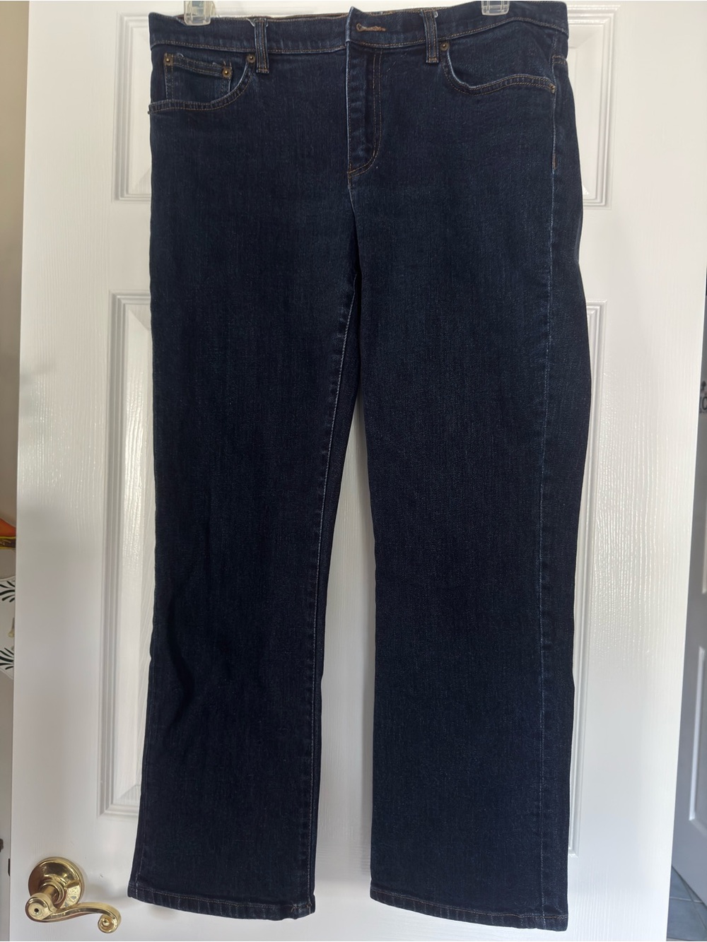 Lauren Ralph Lauren Dark Indigo Straight-Leg Jeans